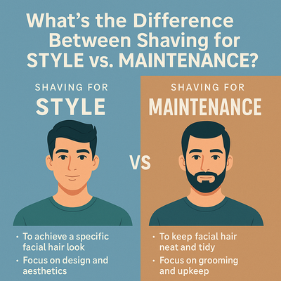 What’s the Difference Between Shaving for Style vs Maintenance?
